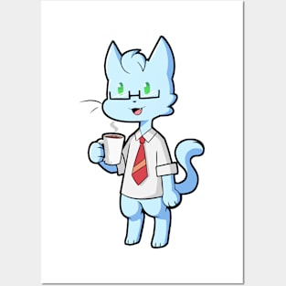 Coffee Cat Posters and Art